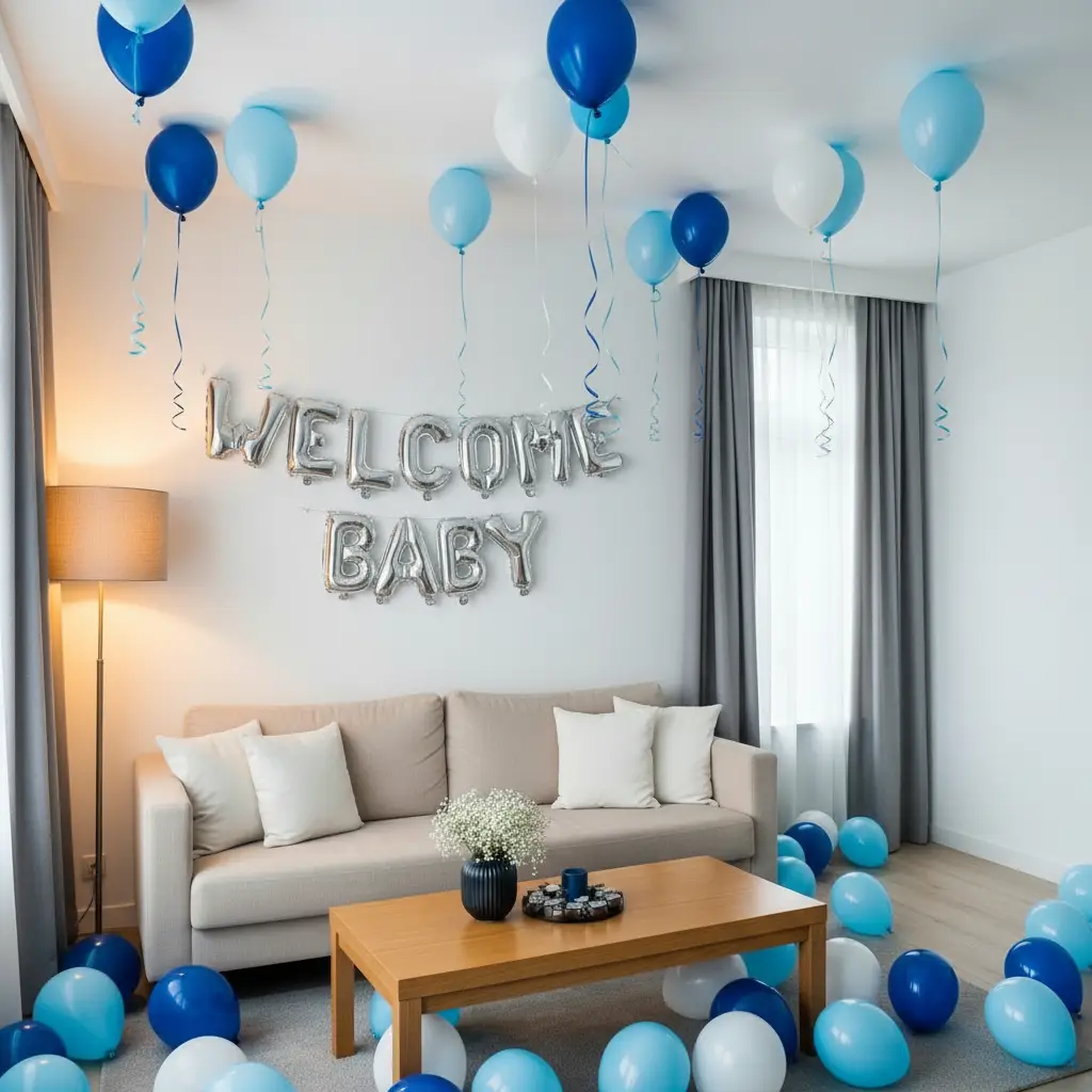 Simple Welcome Decor for Baby Boy — thumbnail 2