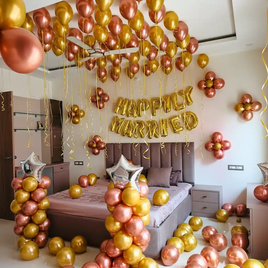 first night couple decoration