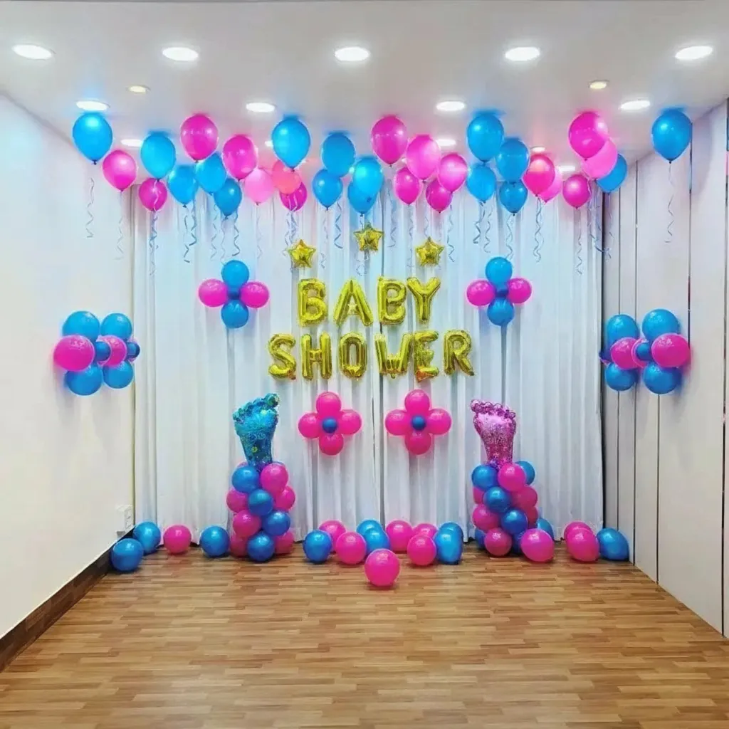 Simple Baby Shower Decor at Home