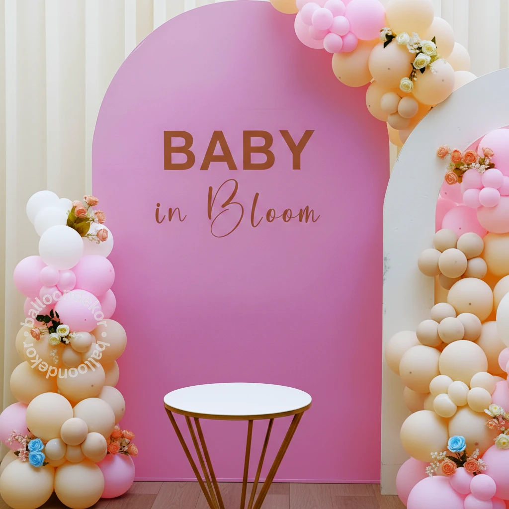 Baby in Bloom Party Setup — thumbnail 3