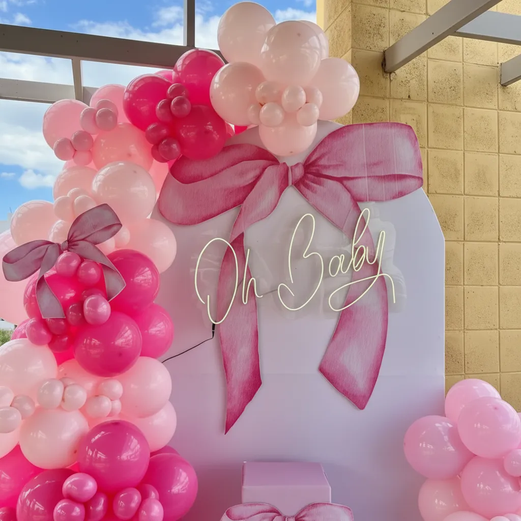 Mom to Be Celebration Balloon Decor — thumbnail 3