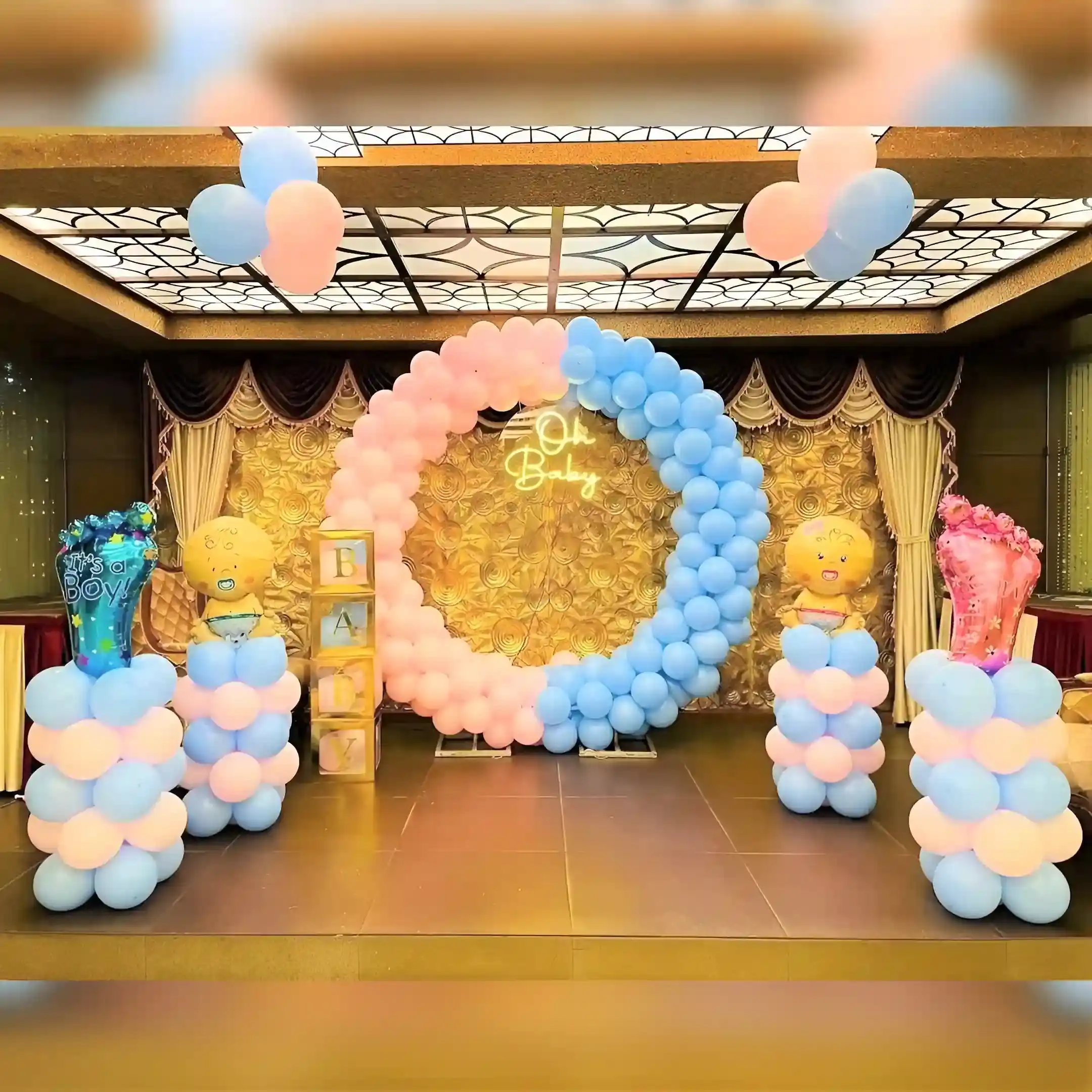 Baby Shower Ring Arrangement
