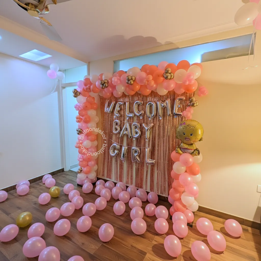 Little Angel Baby Girl Welcome Setup — thumbnail 3