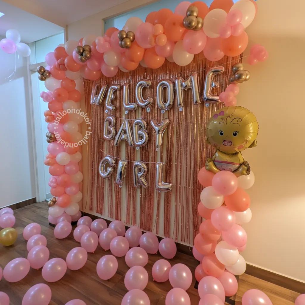 Little Angel Baby Girl Welcome Setup — thumbnail 2
