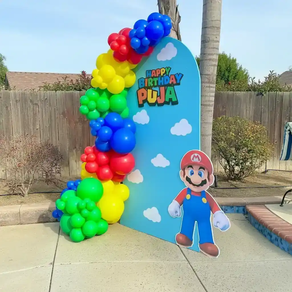 Mario Kids Birthday Decoration — thumbnail 2
