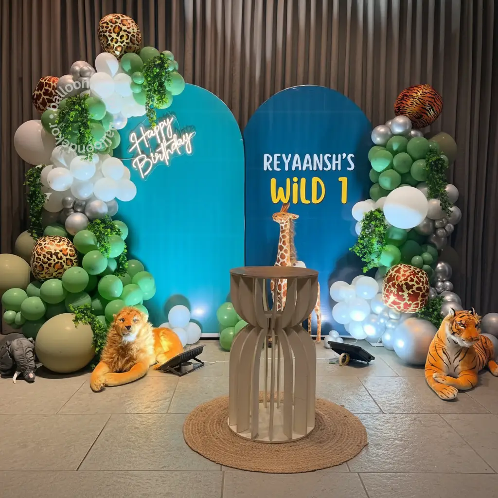Wild Safari Birthday Decoration — thumbnail 2