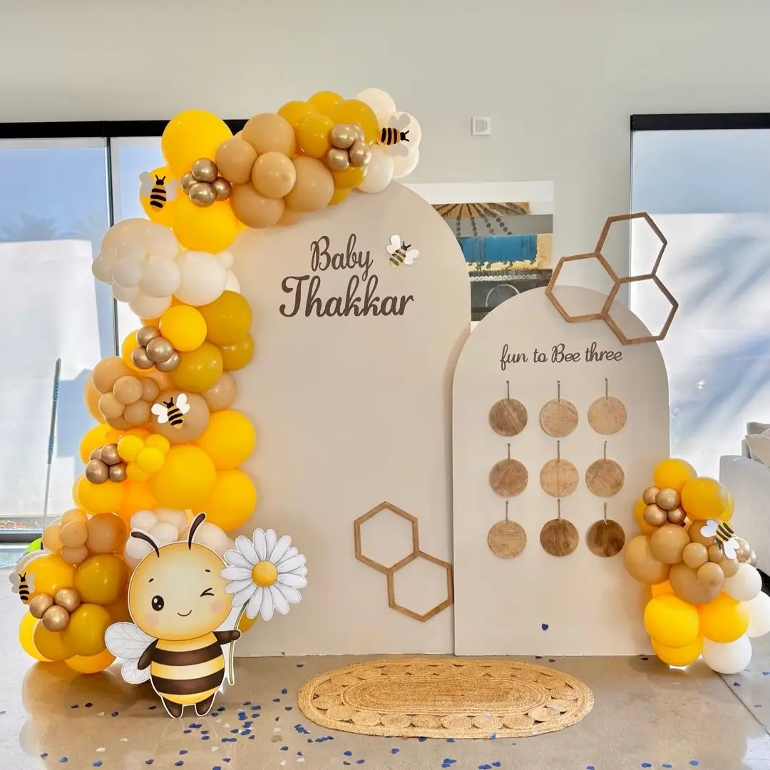Premium Bee Theme Balloon Decoration