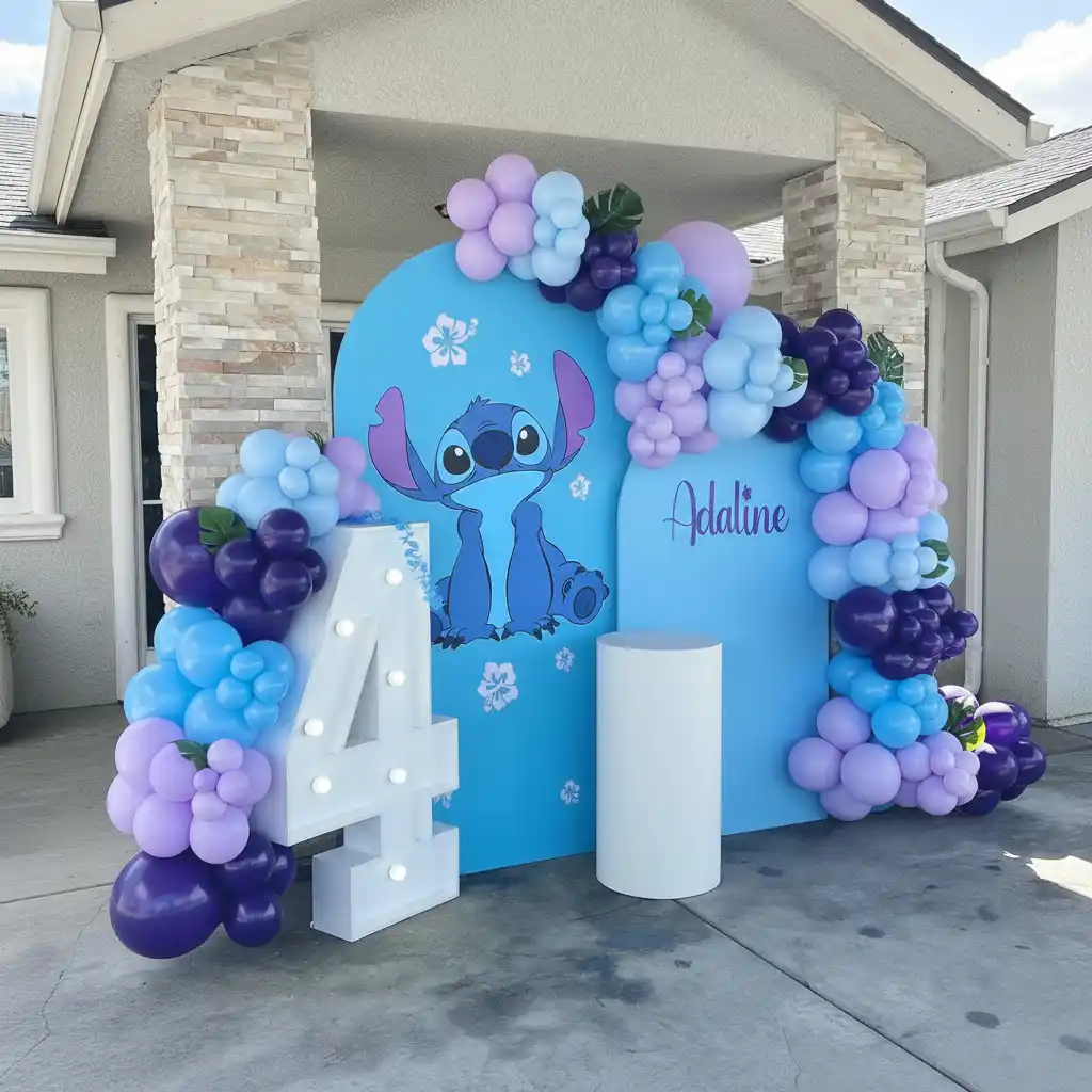 Stitch themed birthday Decoration — thumbnail 2