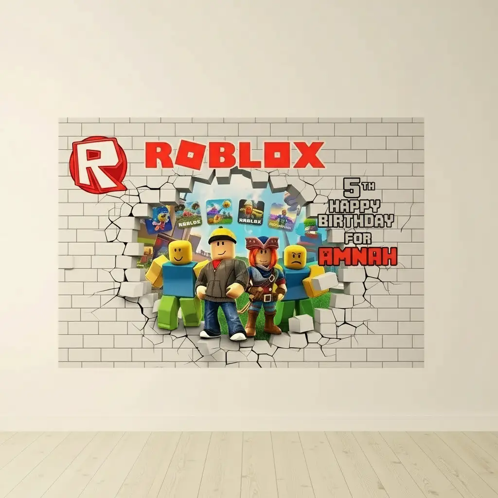 Roblox Game Theme Birthday Decoration — thumbnail 4