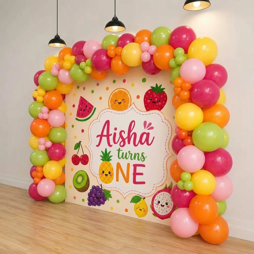 Customized Fruit Theme Birthday Decor — thumbnail 3