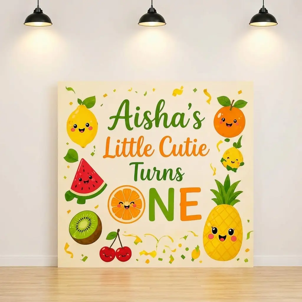 Fruit Theme Balloon Decoration for Birthday — thumbnail 4