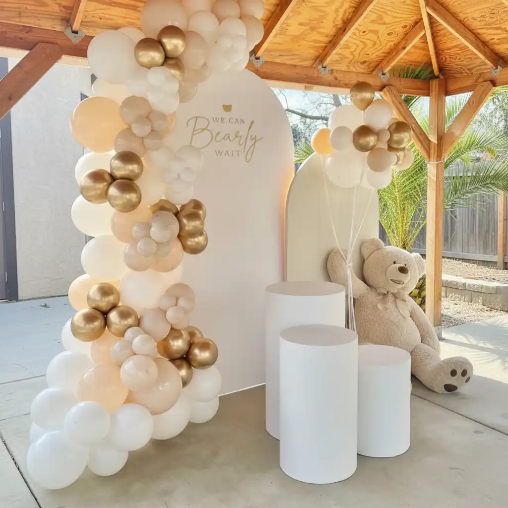 Luxury Baby Shower Backdrop Decoration — thumbnail 2