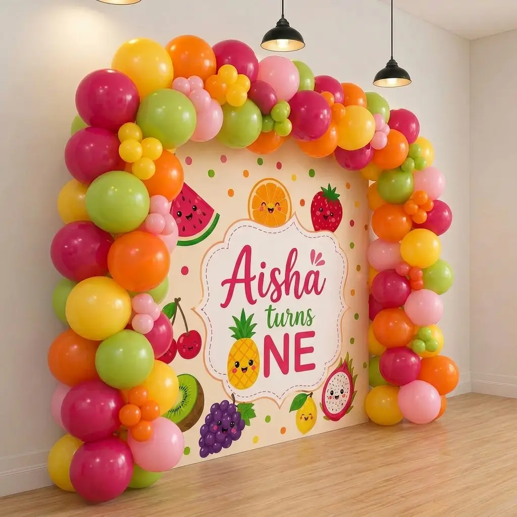 Customized Fruit Theme Birthday Decor — thumbnail 2