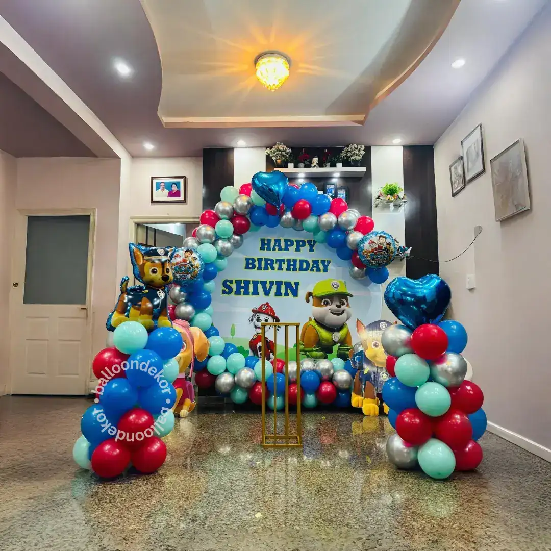 Paw Patrol Theme Ring Decoration