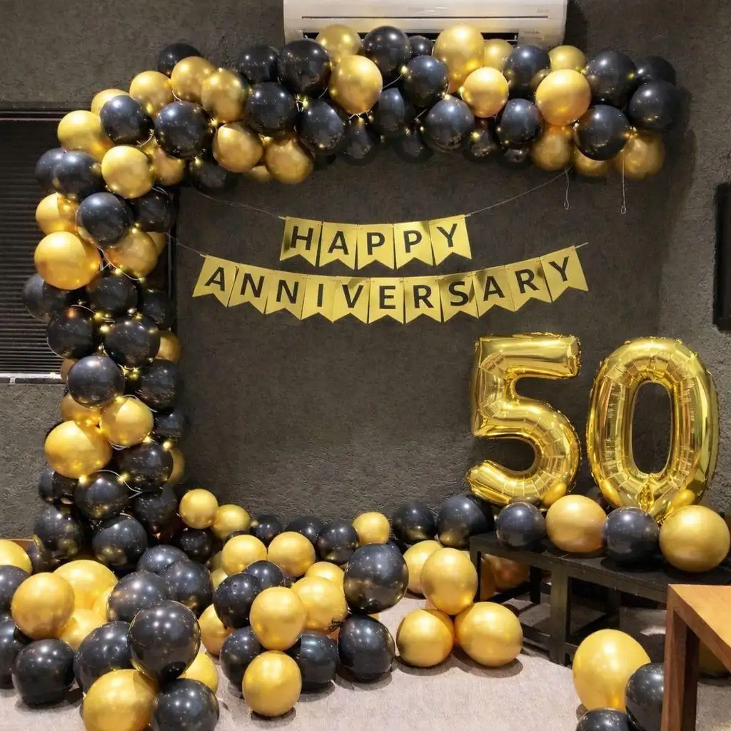 50th Anniversary Balloon Decoration
