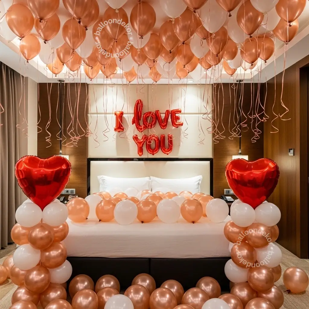 Valentine Date Night Surprise Setup