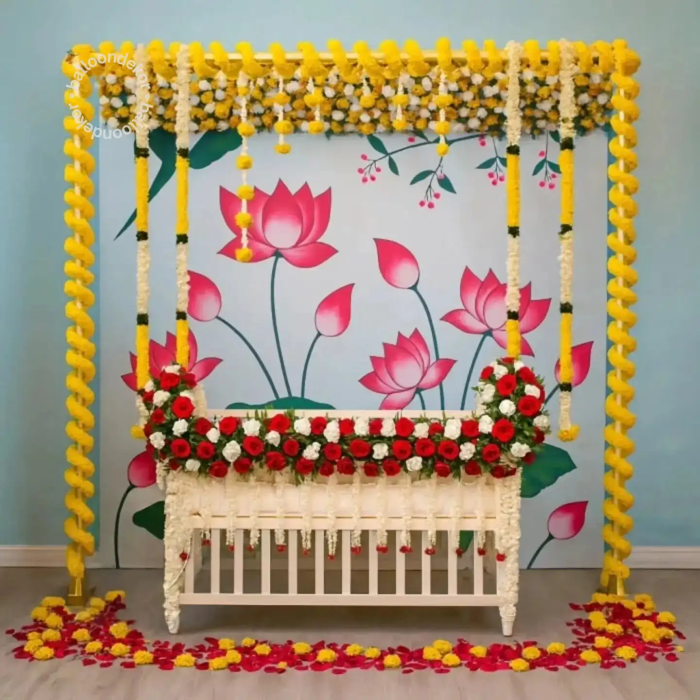 Royal Floral Naming Ceremony Decor