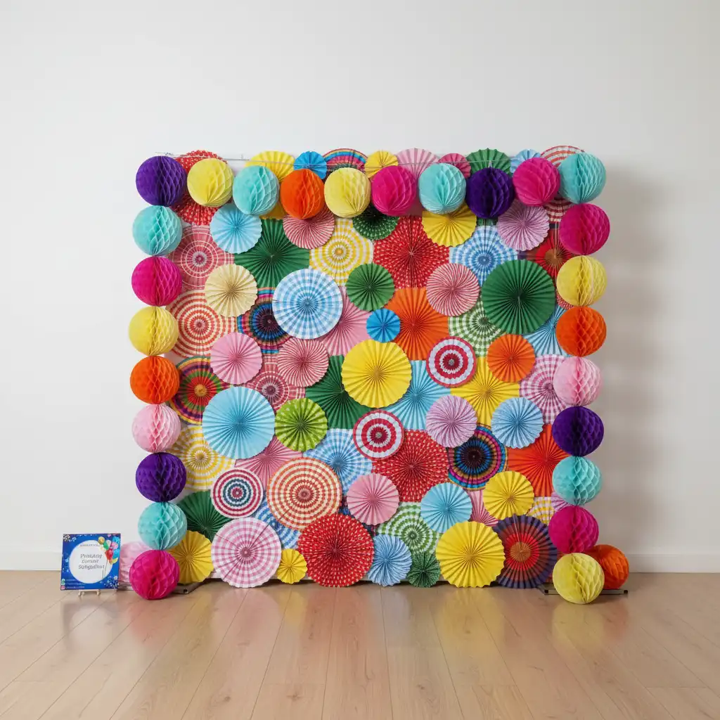 Traditional Holi Celebration Decor