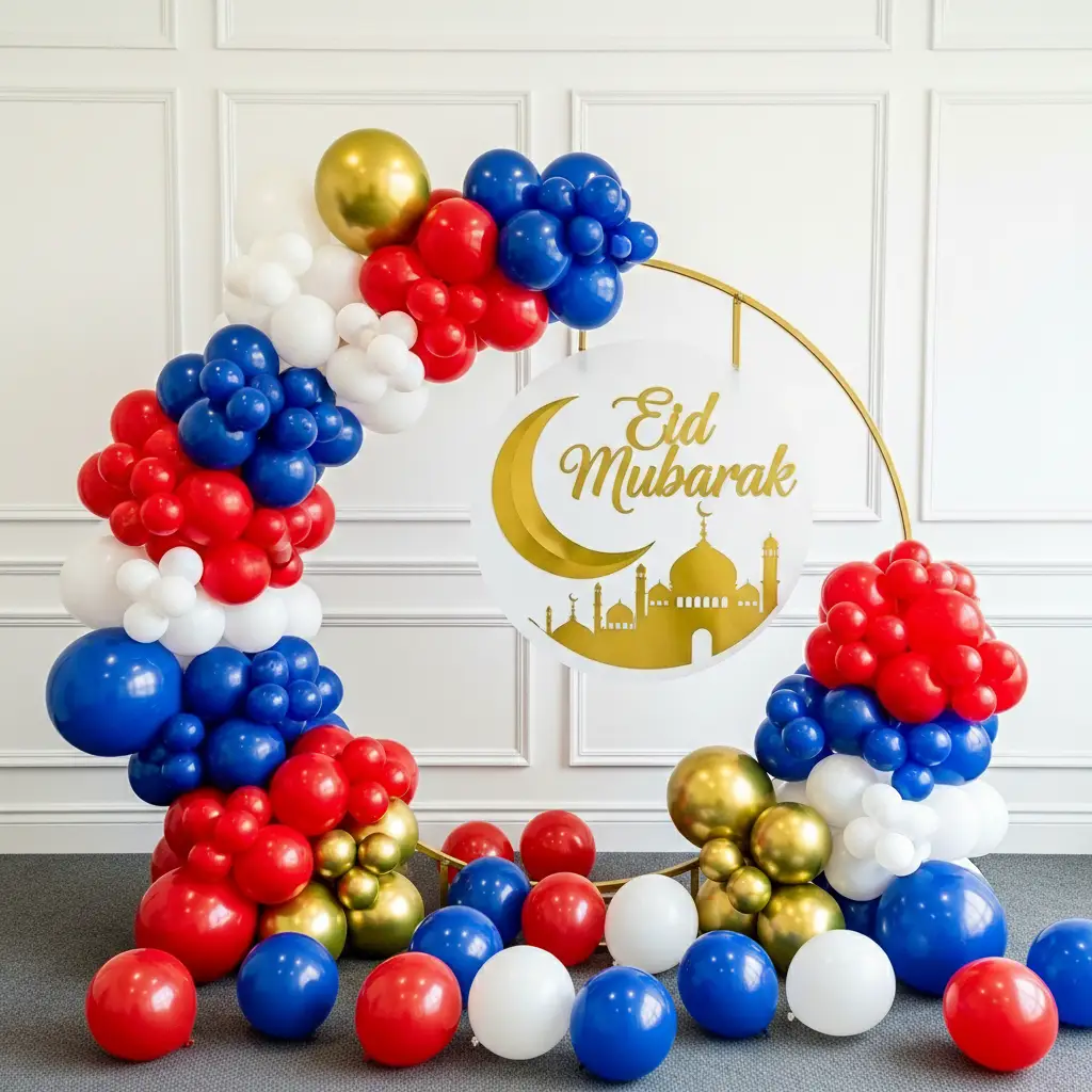 Elegant Balloon Decor for Eid Celebration