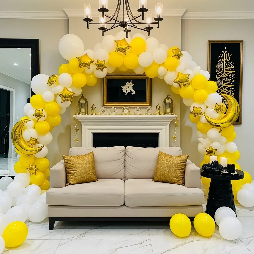 Luxury Eid Celebration Balloon Decoration