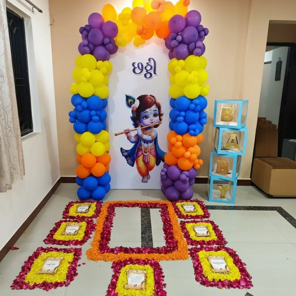 Chatti Ceremony Balloon Decoration